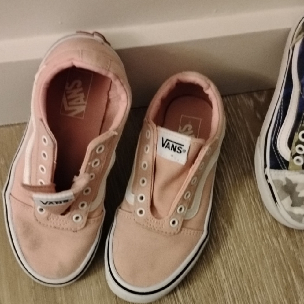 Vans Kids Light Pink Sneakers